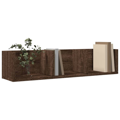 Armoire murale chêne marron 75x18x16,5 cm bois d'ingénierie