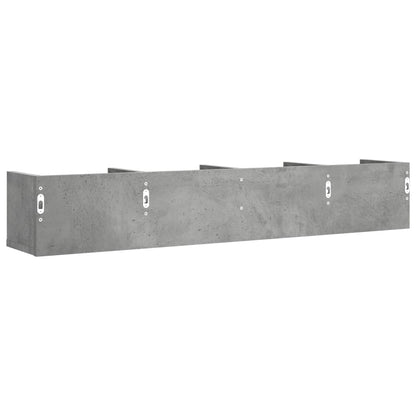 Armoire murale gris béton 99x18x16,5 cm bois d'ingénierie