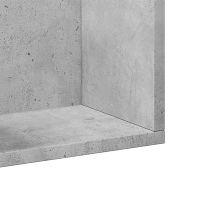 Armoire murale gris béton 99x18x16,5 cm bois d'ingénierie