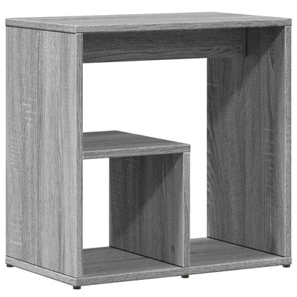 Table d'appoint Sonoma gris 50x30x50 cm Bois d'ingénierie