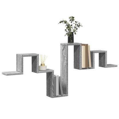Étagère murale sonoma gris 104,5x10x43 cm bois d'ingénierie
