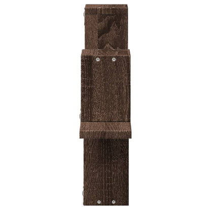 Étagère murale chêne marron 104,5x10x43 cm bois d'ingénierie