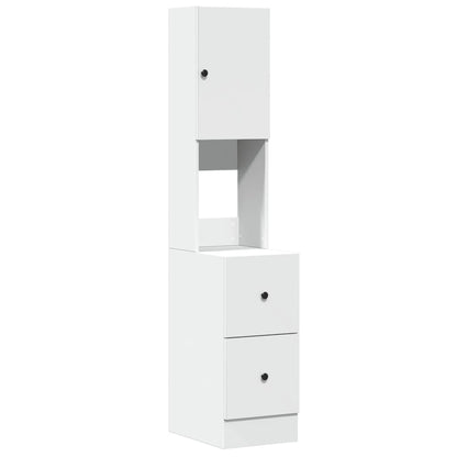Mueble de cocina blanco 35x50x180 cm madera de ingeniería