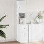 Mueble de cocina blanco 35x50x180 cm madera de ingeniería