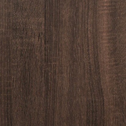 Mueble de cocina de roble marrón 35x50x180 cm madera de ingeniería