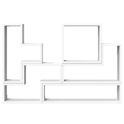 Étagère murale blanc 96x12x64 cm bois d’ingénierie