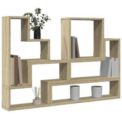 Étagère murale chêne sonoma 96x12x64 cm bois d’ingénierie