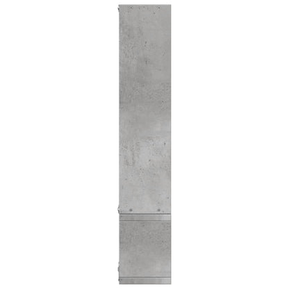 Étagère murale gris béton 96x12x64 cm bois d'ingénierie