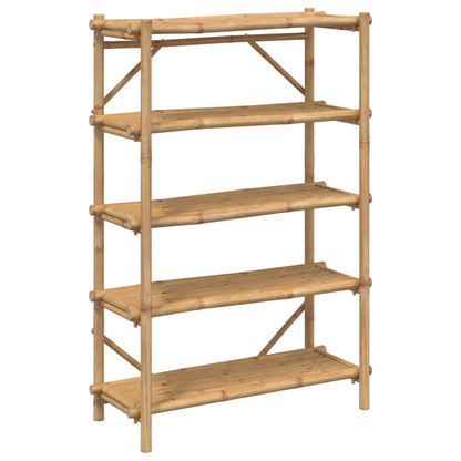 Étagère à 5 niveaux 100x40x150 cm bambou