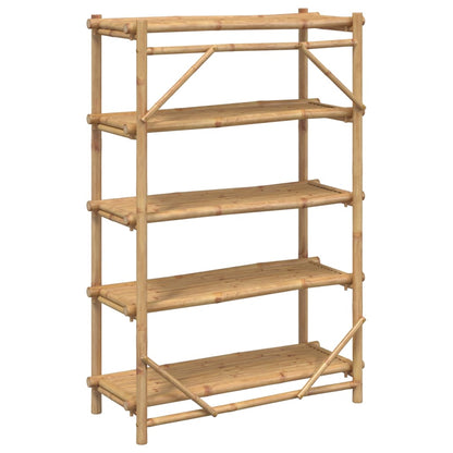 Étagère à 5 niveaux 100x40x150 cm bambou