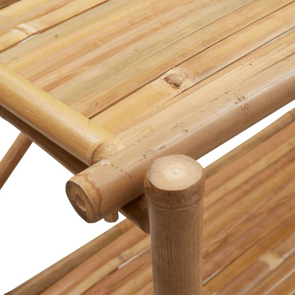 Étagère à 5 niveaux 100x40x150 cm bambou