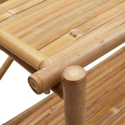 Étagère à 5 niveaux 100x40x150 cm bambou