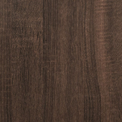 Mueble de cocina de roble marrón 60x50x180 cm madera de ingeniería