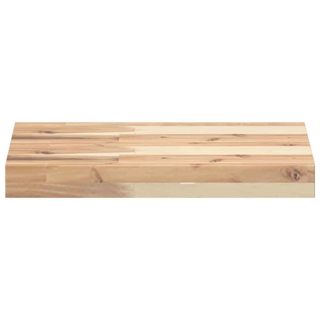 Étagères flottantes 2 pcs 40x30x4 cm acacia massif non traité