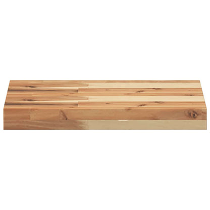 Étagère flottante 40x30x4 cm acacia massif finition à l'huile