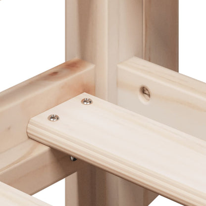 Lit superposé sans matelas 75x190 cm bois de pin massif