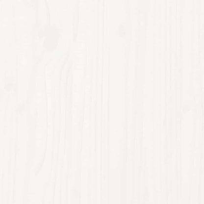 Lit superposé sans matelas blanc 90x190 cm bois de pin massif