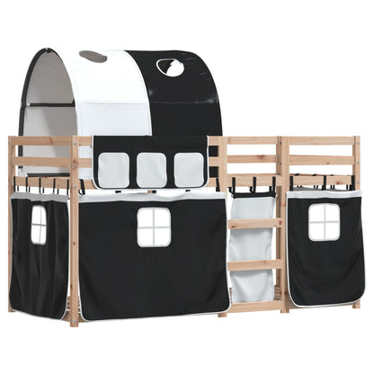 Lit superposé sans matelas 80x200 cm bois de pin massif