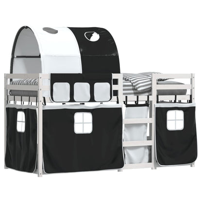 Lit superposé sans matelas 80x200 cm bois de pin massif