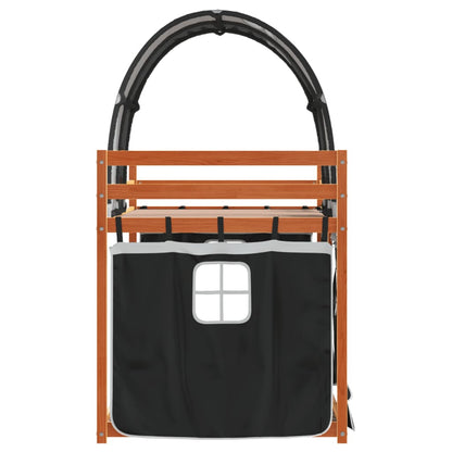 Lit superposé sans matelas 90x190 cm bois de pin massif