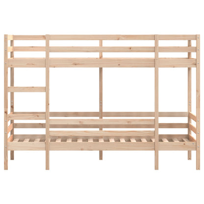 Lit superposé sans matelas 90x200 cm bois de pin massif