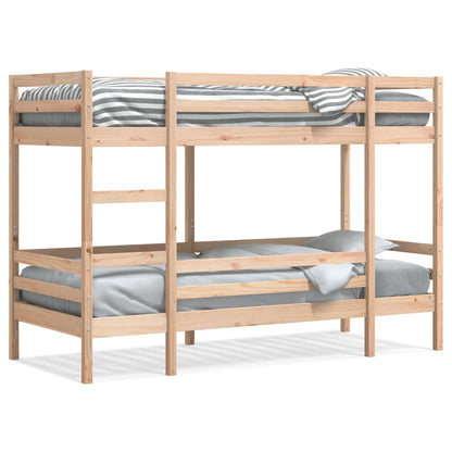 Lit superposé sans matelas 90x190 cm bois de pin massif