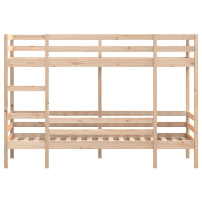 Lit superposé sans matelas 90x190 cm bois de pin massif