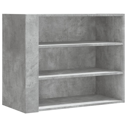 Armoire murale gris béton 75x35x60 cm bois d'ingénierie