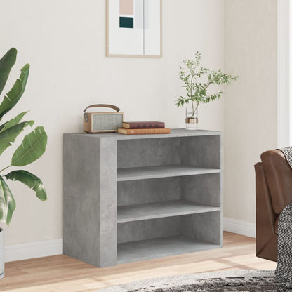Armoire murale gris béton 75x35x60 cm bois d'ingénierie