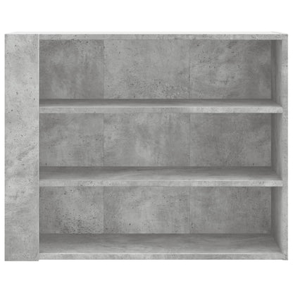 Armoire murale gris béton 75x35x60 cm bois d'ingénierie