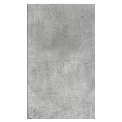 Armoire murale gris béton 75x35x60 cm bois d'ingénierie