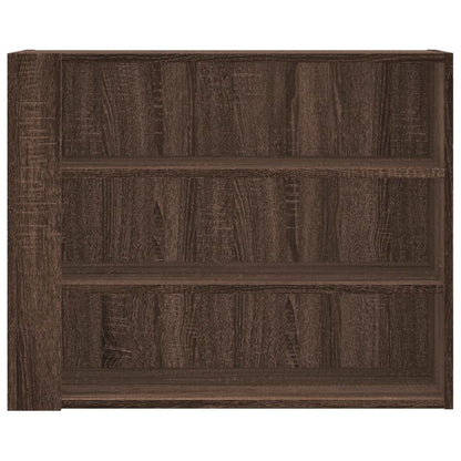 Armoire murale chêne marron 75x35x60 cm bois d'ingénierie