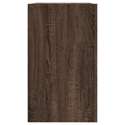 Armoire murale chêne marron 75x35x60 cm bois d'ingénierie