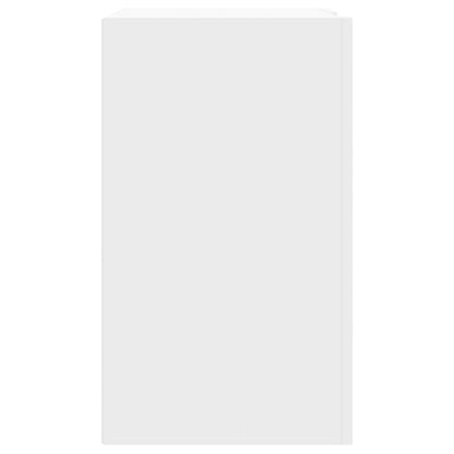 Armoire murale blanc 75x35x60 cm bois d'ingénierie