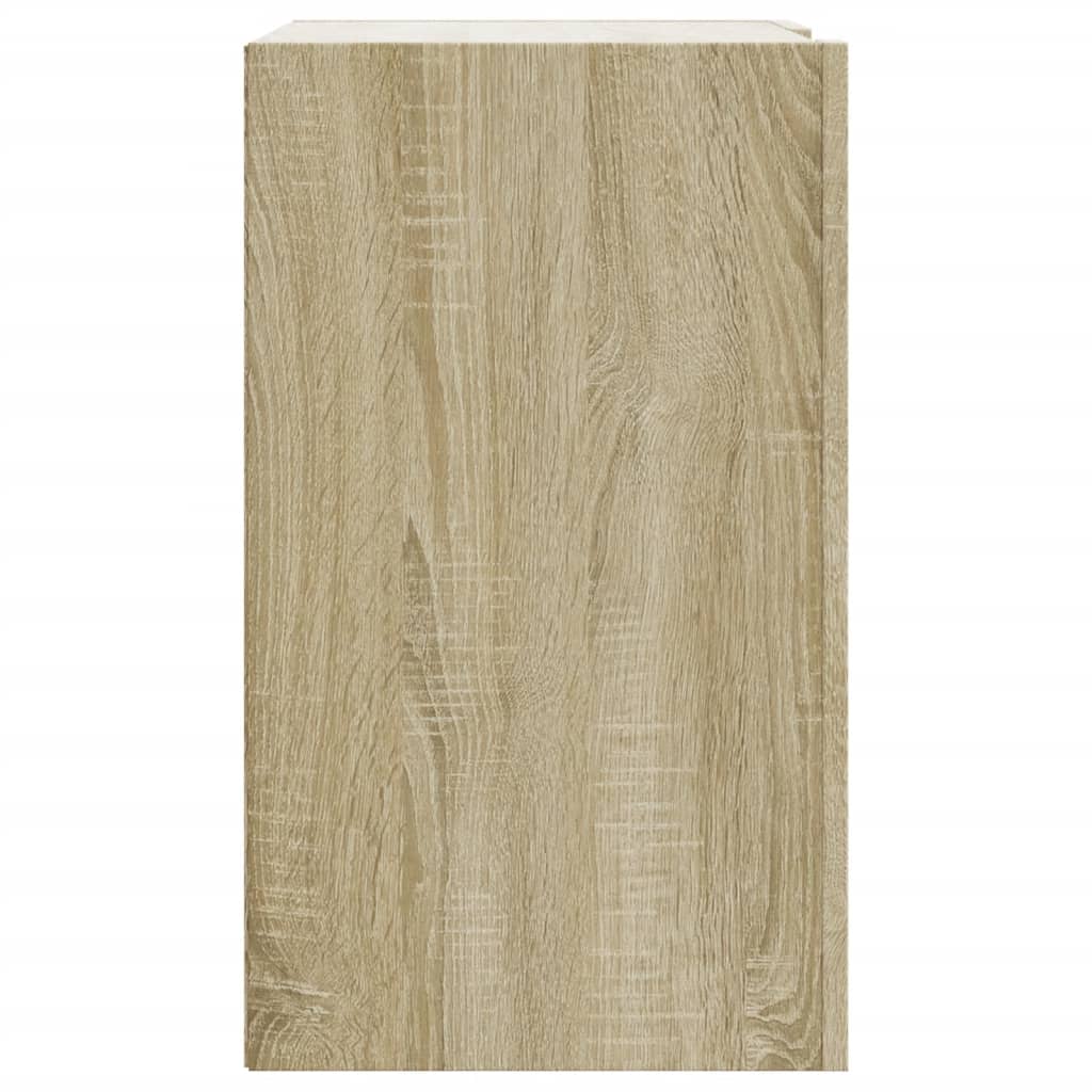 Armoire murale chêne sonoma 75x35x60 cm bois d'ingénierie