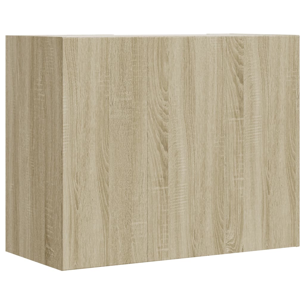 Armoire murale chêne sonoma 75x35x60 cm bois d'ingénierie