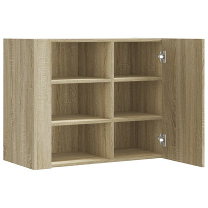 Armoire murale chêne sonoma 75x35x60 cm bois d'ingénierie