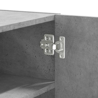 Armoire murale gris béton 75x35x60 cm bois d'ingénierie