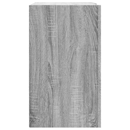 Armoire murale sonoma gris 75x35x60 cm bois d'ingénierie