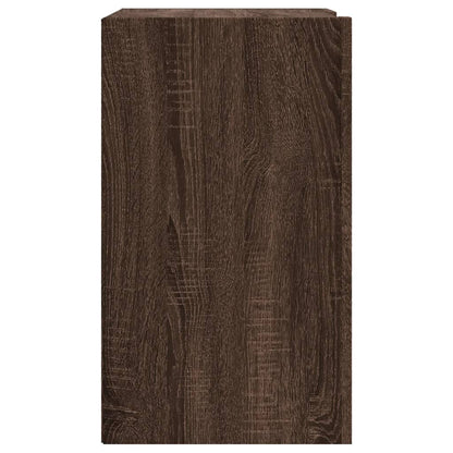 Armoire murale chêne marron 75x35x60 cm bois d'ingénierie