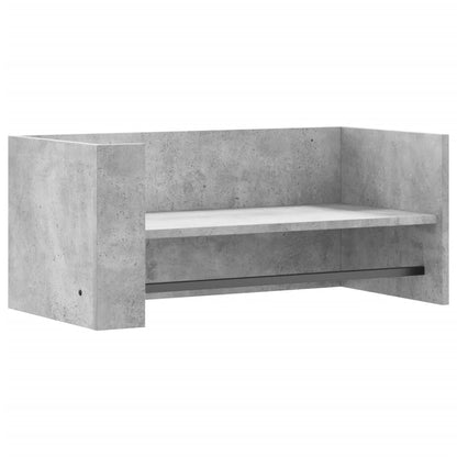 Étagère murale gris béton 70,5x35x30,5 cm bois d'ingénierie