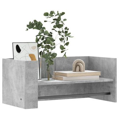 Étagère murale gris béton 70,5x35x30,5 cm bois d'ingénierie