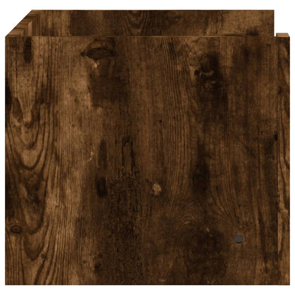 Étagère murale chêne fumé 70,5x35x30,5 cm bois d'ingénierie
