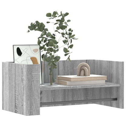 Étagère murale sonoma gris 70,5x35x30,5 cm bois d'ingénierie