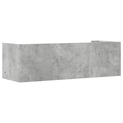 Étagère murale gris béton 100x35x30,5 cm bois d'ingénierie