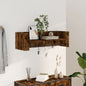Étagère murale chêne fumé 100x35x30,5 cm bois d'ingénierie