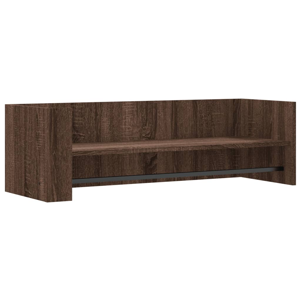 Étagère murale chêne marron 100x35x30,5 cm bois d'ingénierie