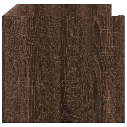 Étagère murale chêne marron 100x35x30,5 cm bois d'ingénierie