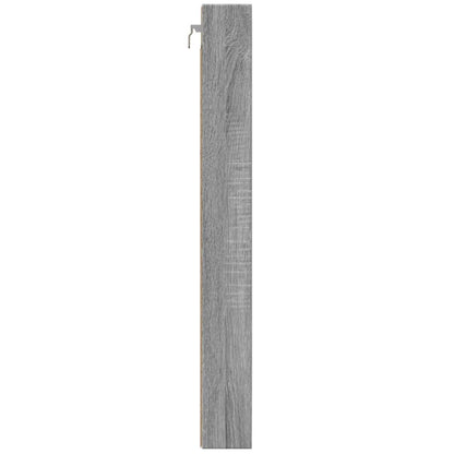 Armoire à vitrine sonoma gris 100x8,5x75 cm bois d'ingénierie