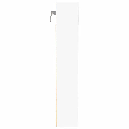 Armoire à vitrine blanc 100x8,5x50 cm bois d'ingénierie